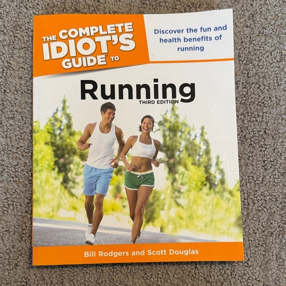Barnes & Noble Other - Barnes & Noble The Complete Idiot's Guide to Running - Orange and Blue